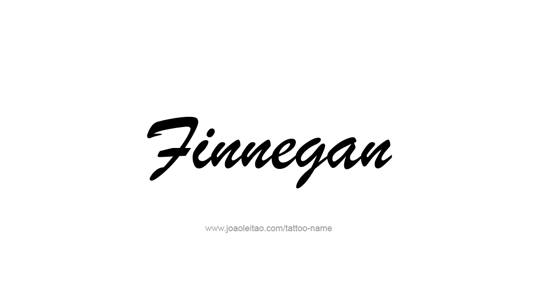 Tattoo Design  Name Finnegan   