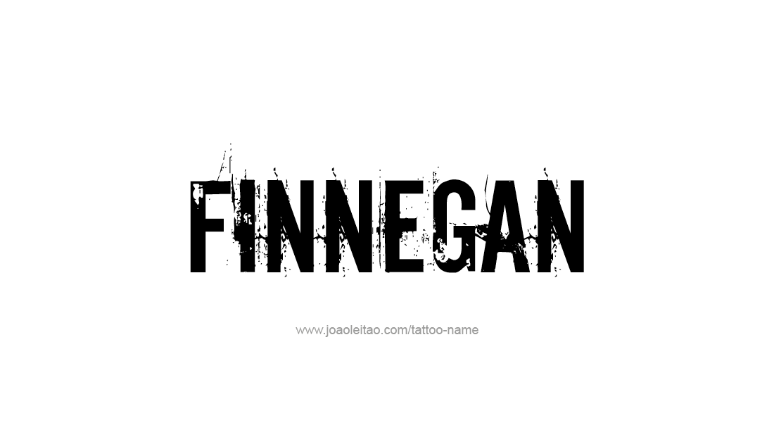 Tattoo Design  Name Finnegan   