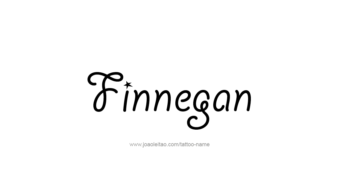 Tattoo Design  Name Finnegan   