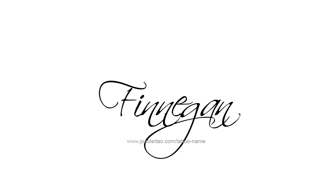 Tattoo Design  Name Finnegan   