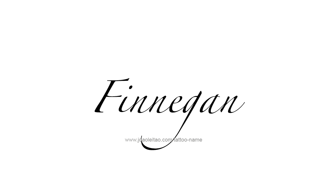 Tattoo Design  Name Finnegan   