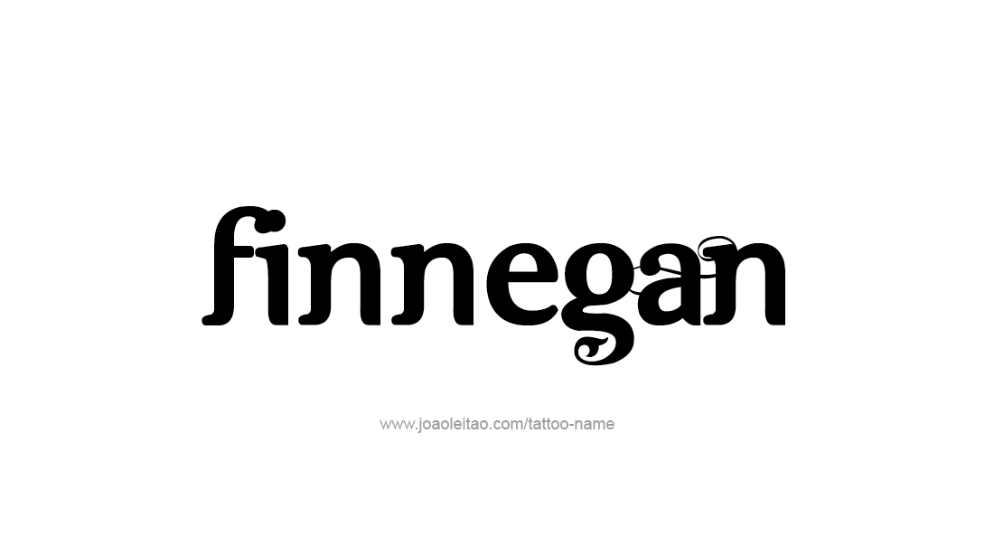 Tattoo Design  Name Finnegan   