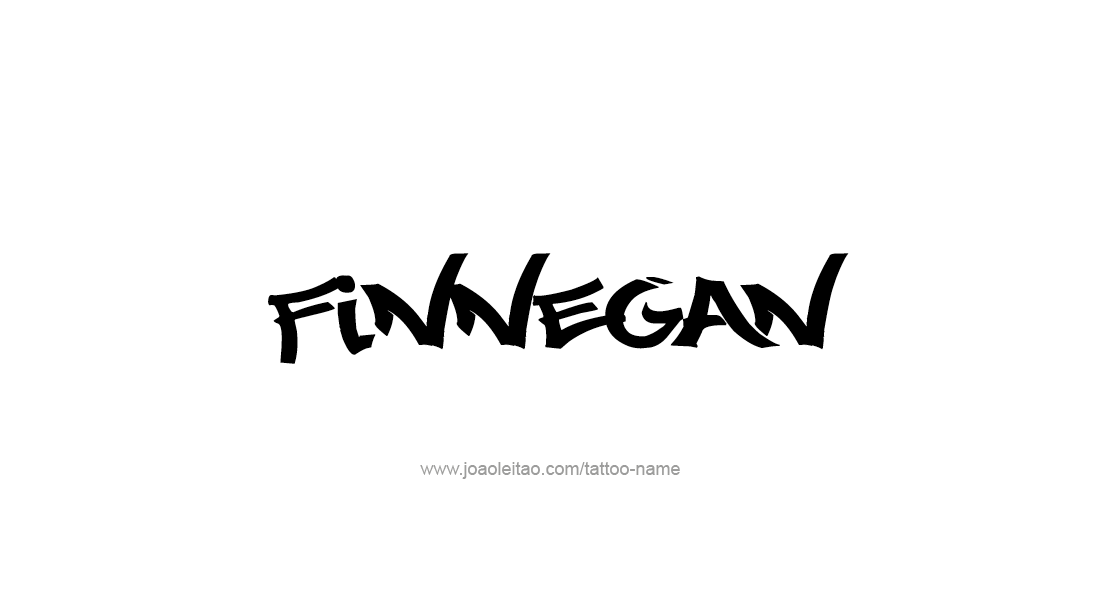 Tattoo Design  Name Finnegan   