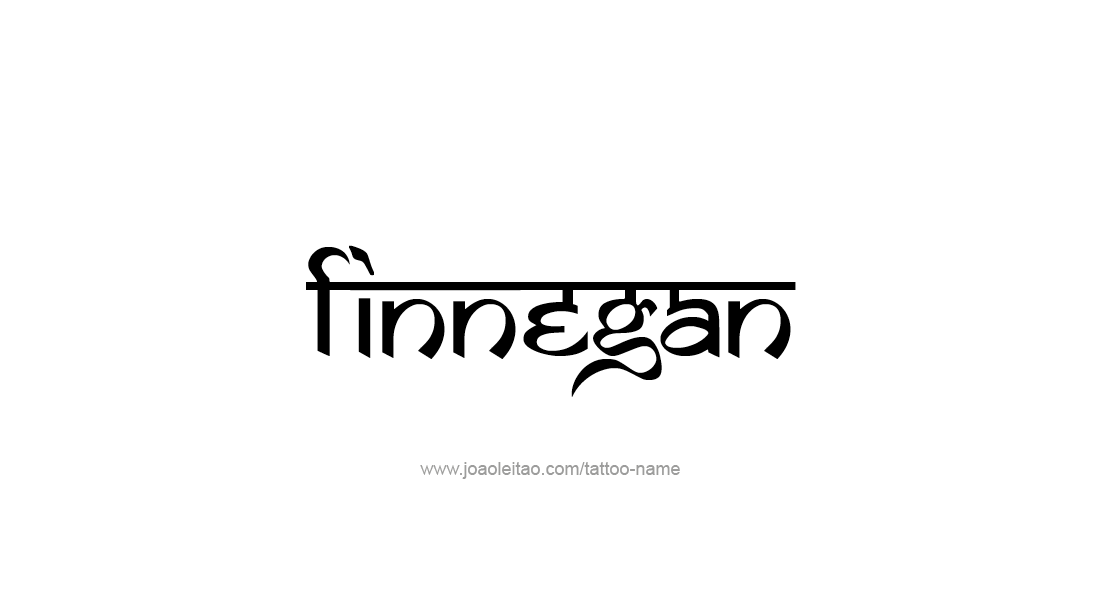 Tattoo Design  Name Finnegan   