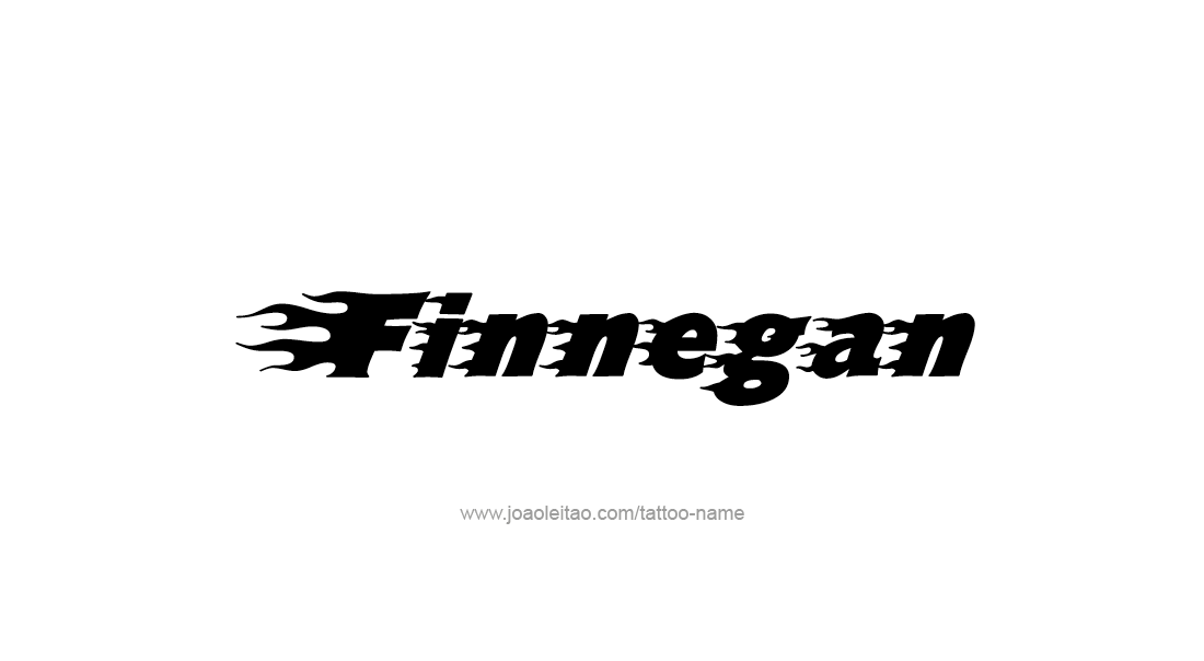 Tattoo Design  Name Finnegan   