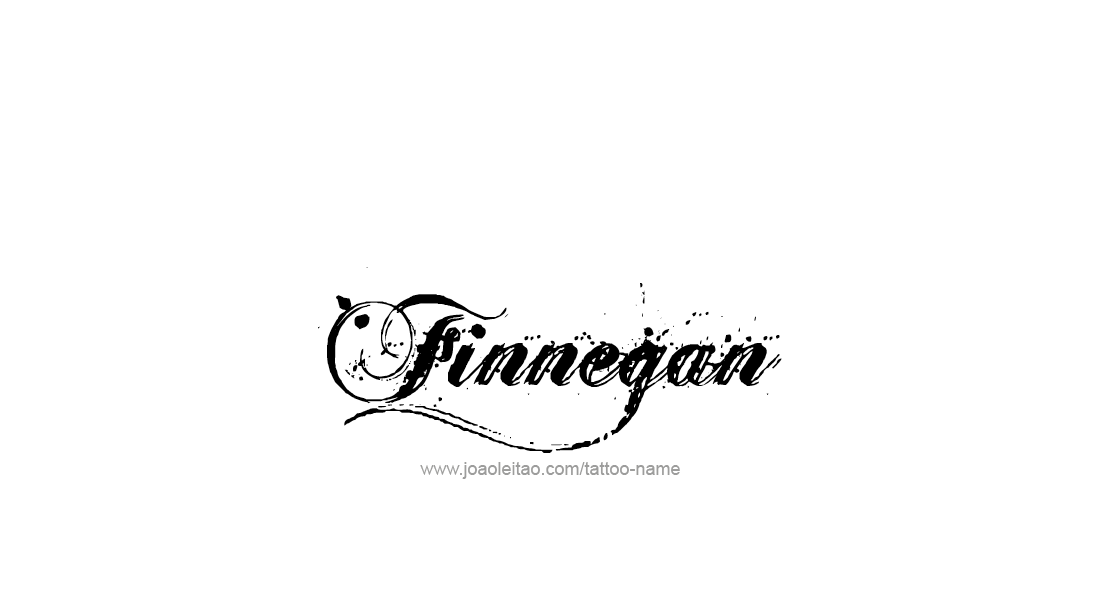 Tattoo Design  Name Finnegan   