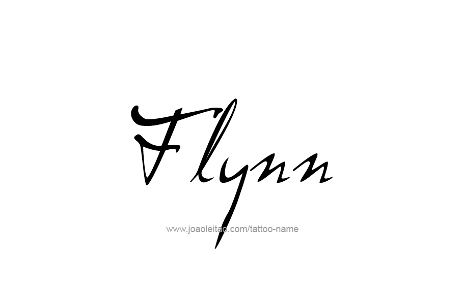 Tattoo Design  Name Flynn   