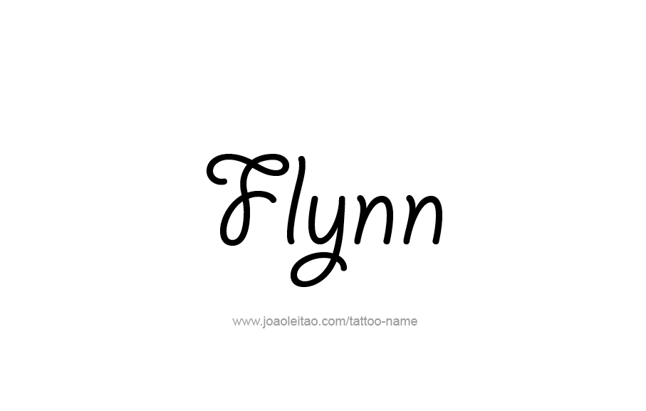 Tattoo Design  Name Flynn   