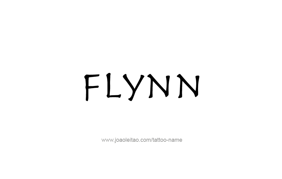 Tattoo Design  Name Flynn   