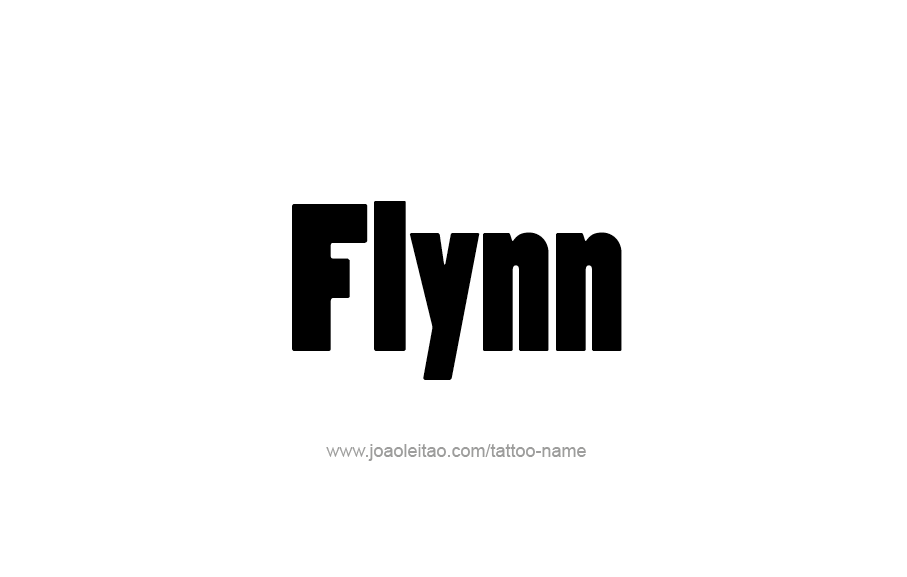 Tattoo Design  Name Flynn   