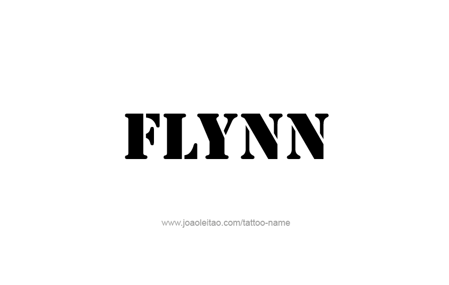 Tattoo Design  Name Flynn   