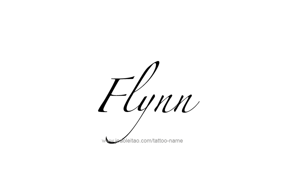 Tattoo Design  Name Flynn   