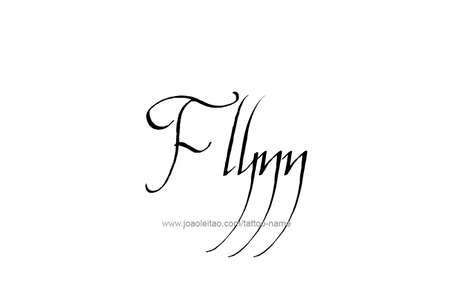 Tattoo Design  Name Flynn   