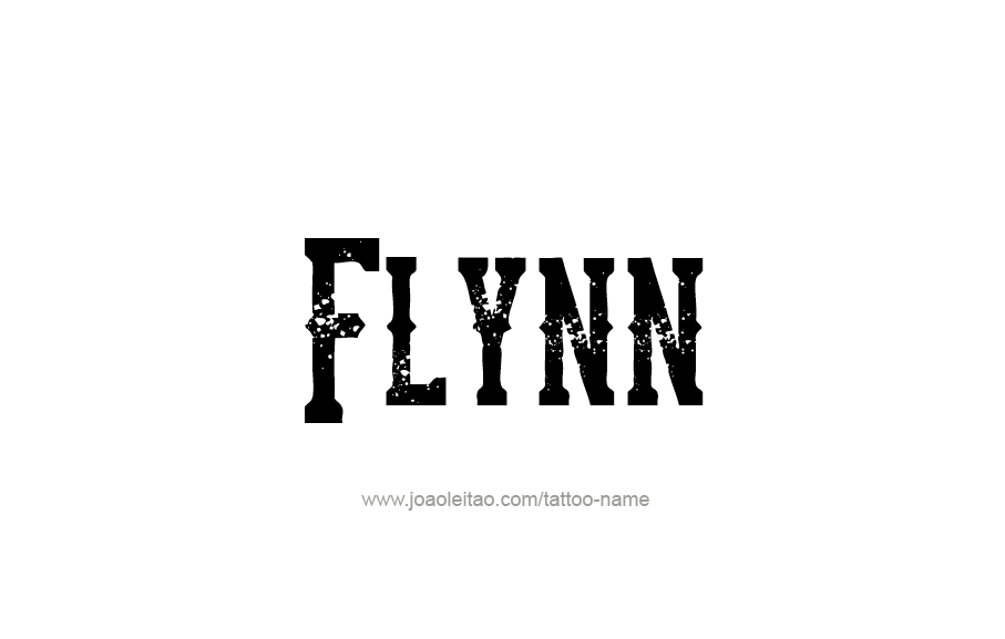 Tattoo Design  Name Flynn   