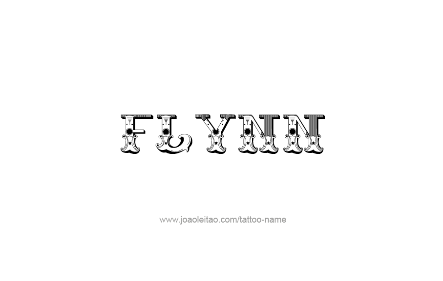 Tattoo Design  Name Flynn   