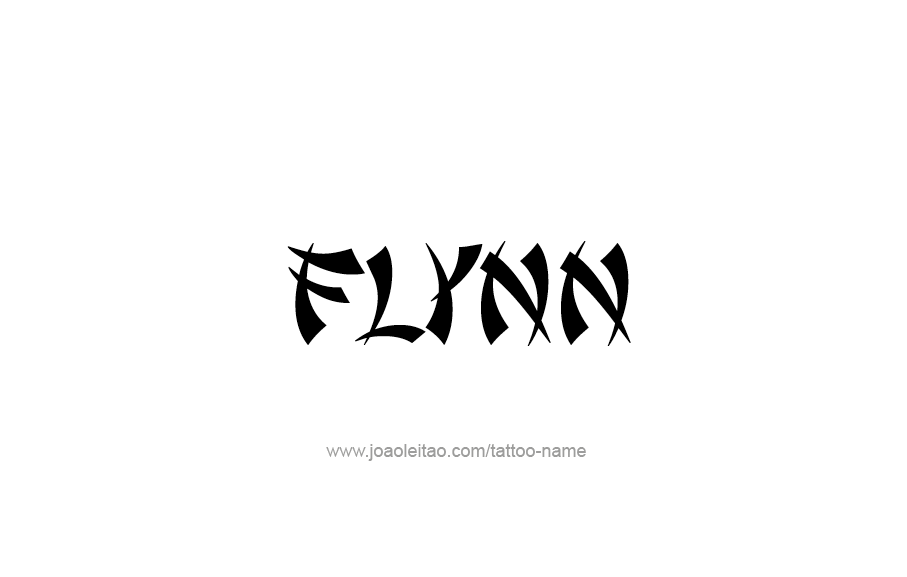 Tattoo Design  Name Flynn