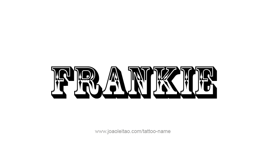Tattoo Design  Name Frankie   