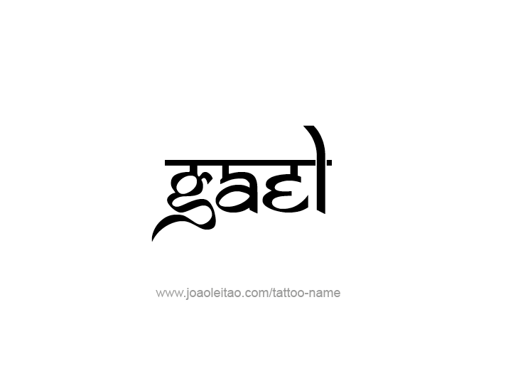 Tattoo Design  Name Gael   