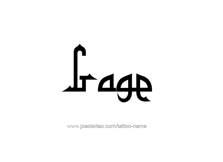 Tattoo Design  Name Gage   