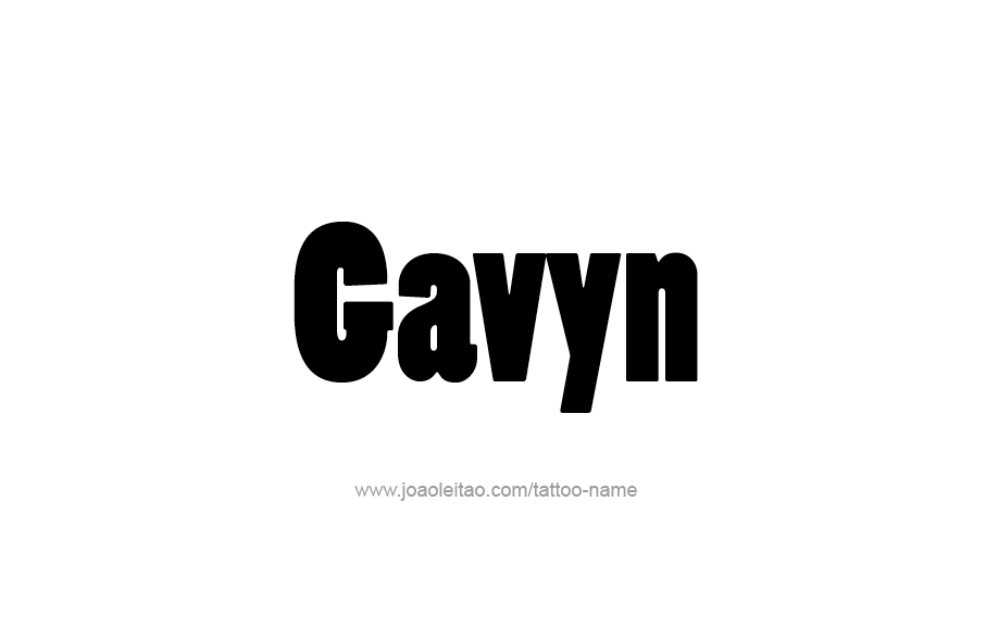 Tattoo Design  Name Gavyn   