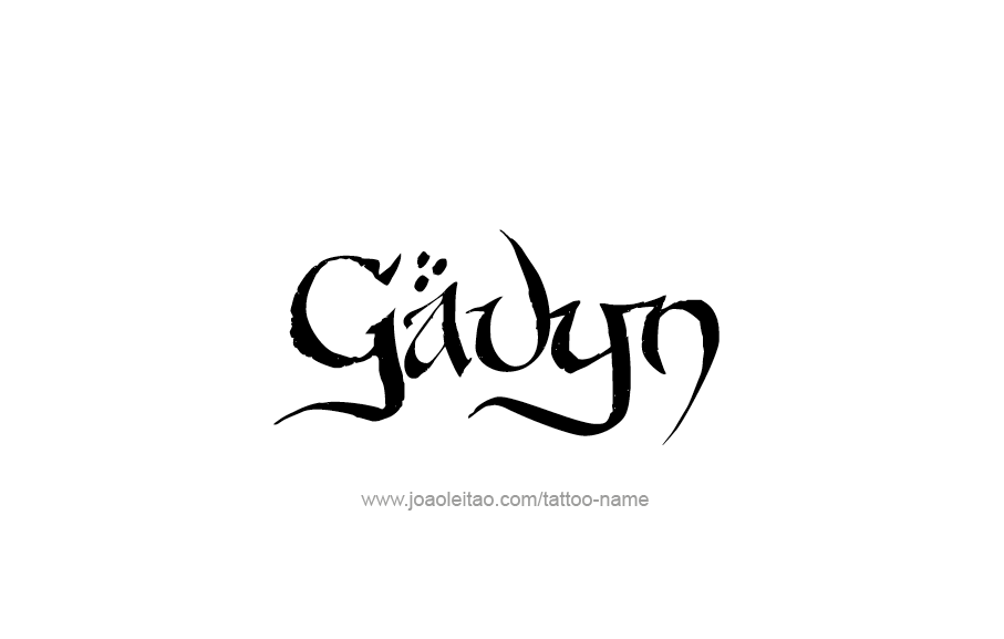 Tattoo Design  Name Gavyn   