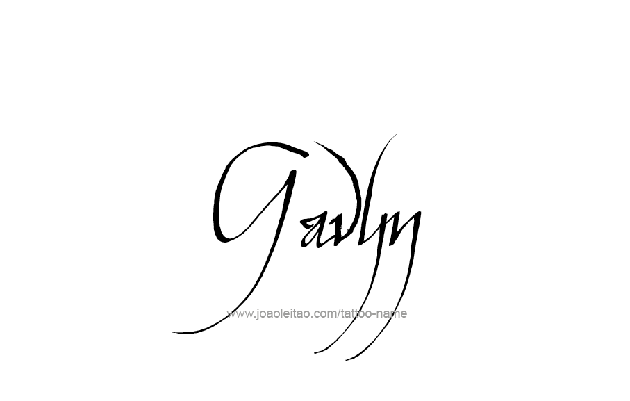 Tattoo Design  Name Gavyn   