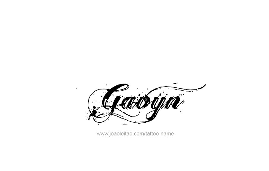 Tattoo Design  Name Gavyn   