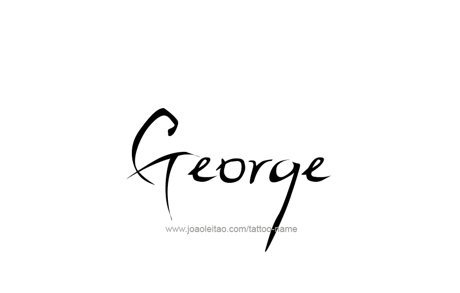 Tattoo Design  Name George   