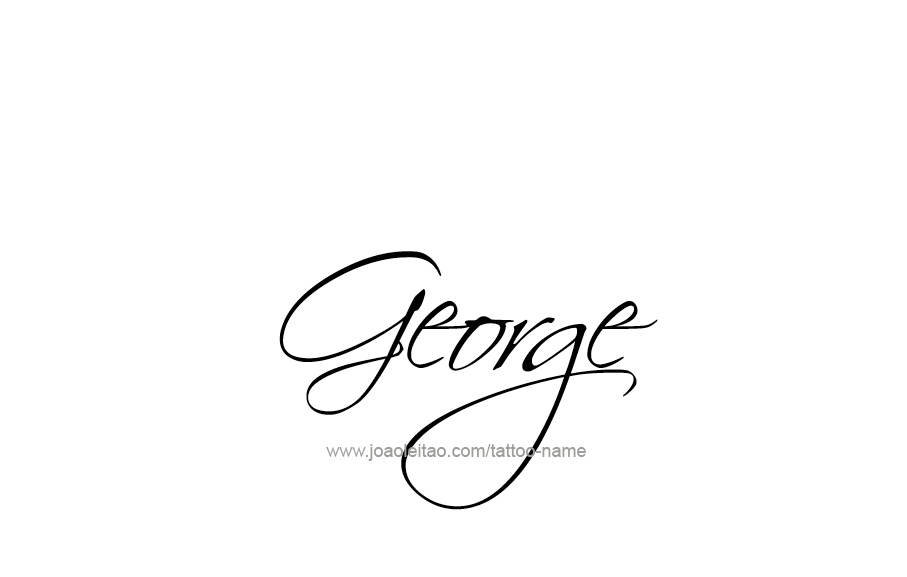 Tattoo Design  Name George   