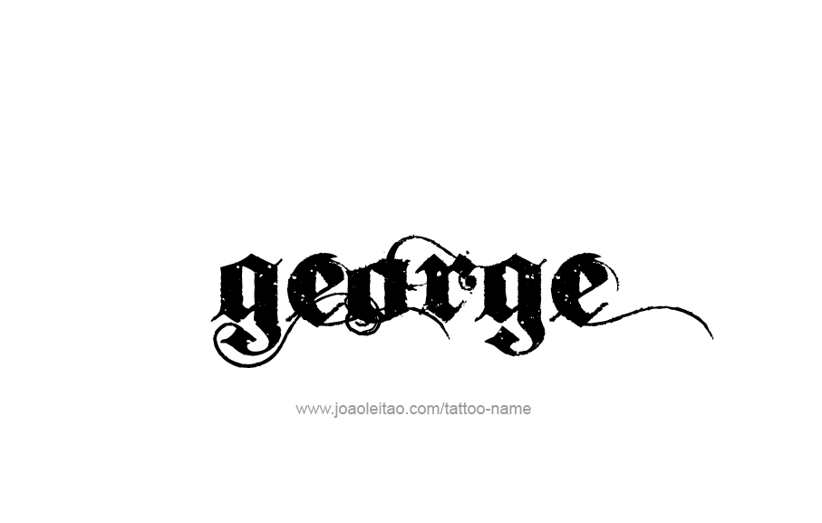 Tattoo Design  Name George   