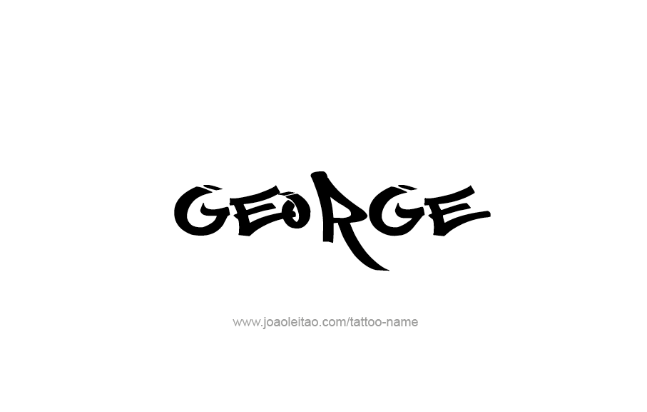 Tattoo Design  Name George   