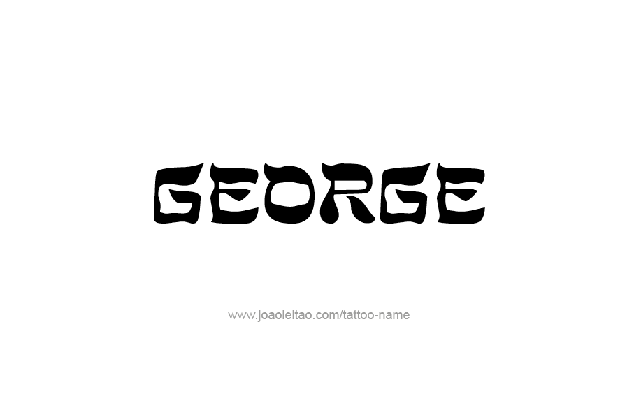 Tattoo Design  Name George   