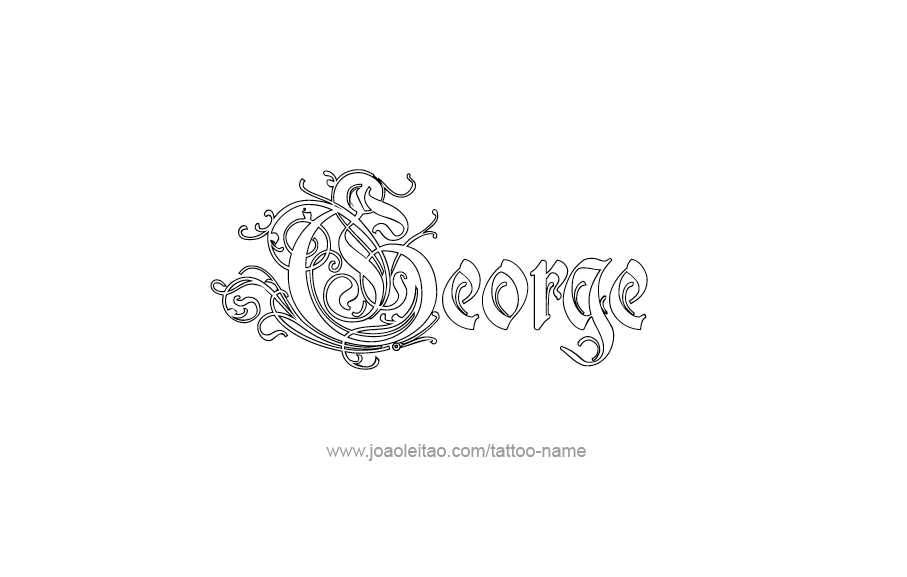 Tattoo Design  Name George   