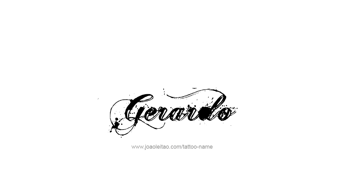 Tattoo Design  Name Gerardo   