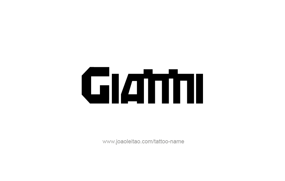 Tattoo Design  Name Gianni   