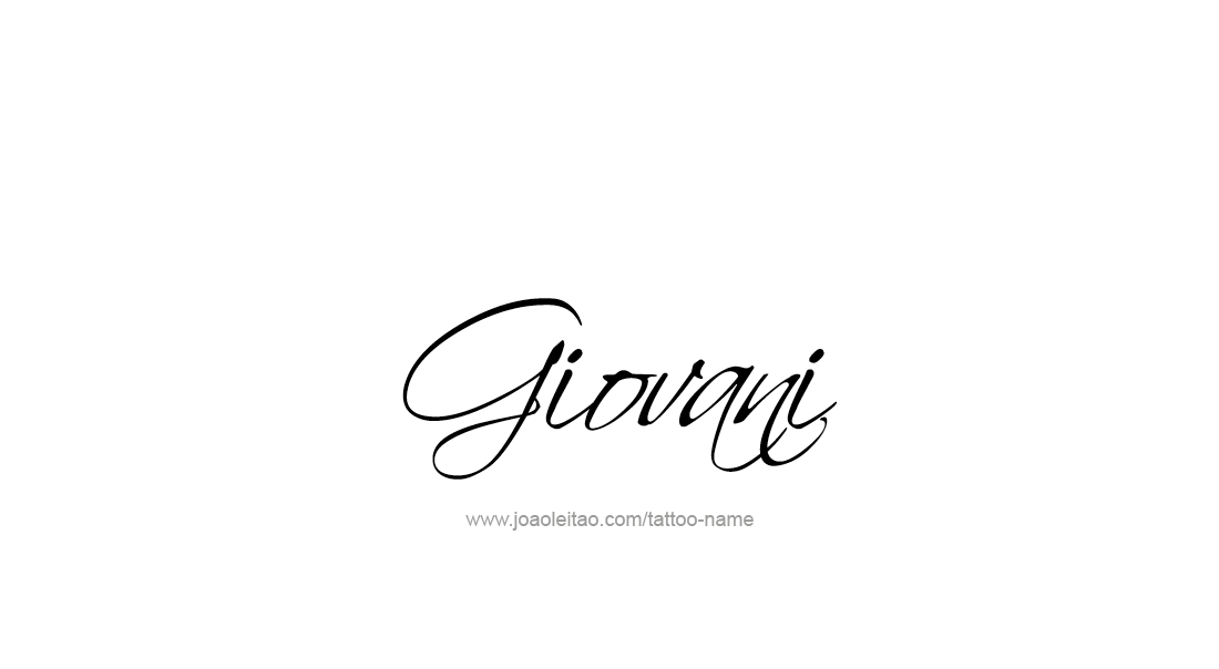 Tattoo Design  Name Giovani   