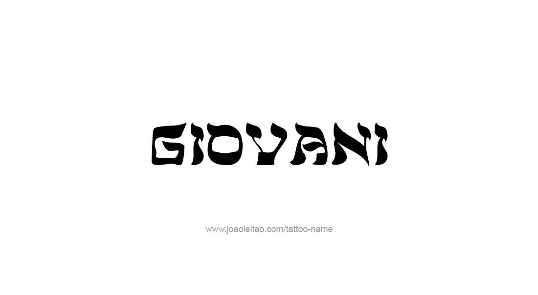 Tattoo Design  Name Giovani   