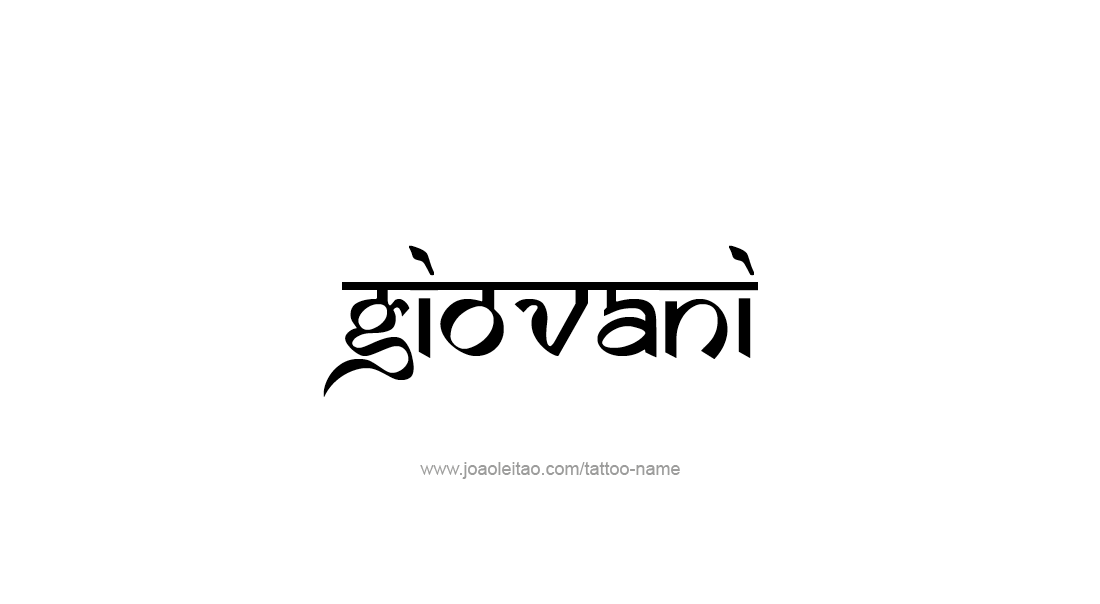 Tattoo Design  Name Giovani   