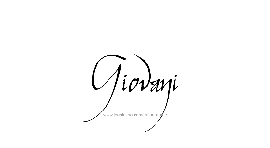 Tattoo Design  Name Giovani   