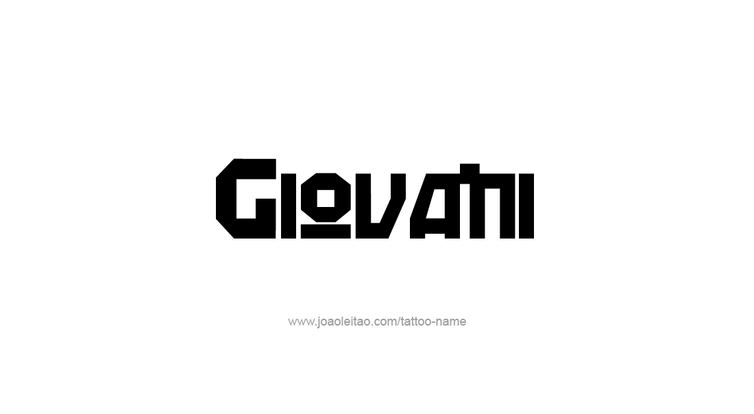 Tattoo Design  Name Giovani   