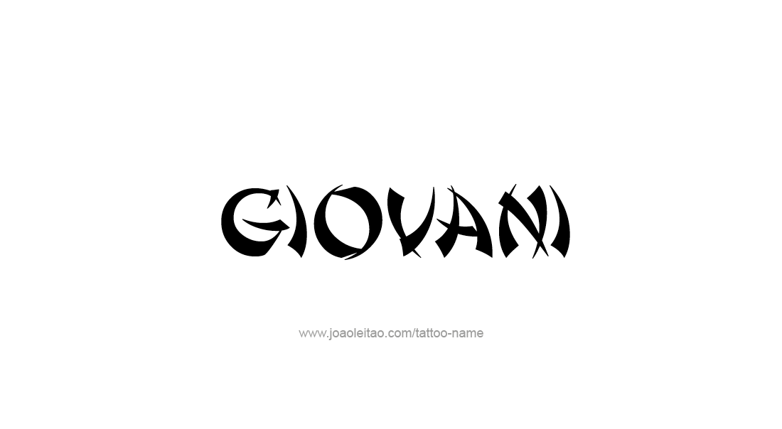 Tattoo Design  Name Giovani   