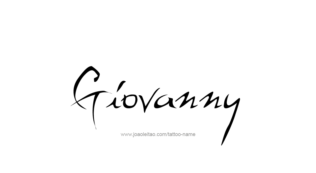 Tattoo Design  Name Giovanny   