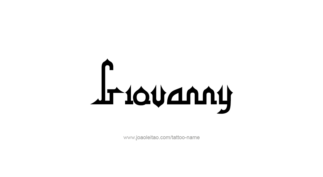 Tattoo Design  Name Giovanny   