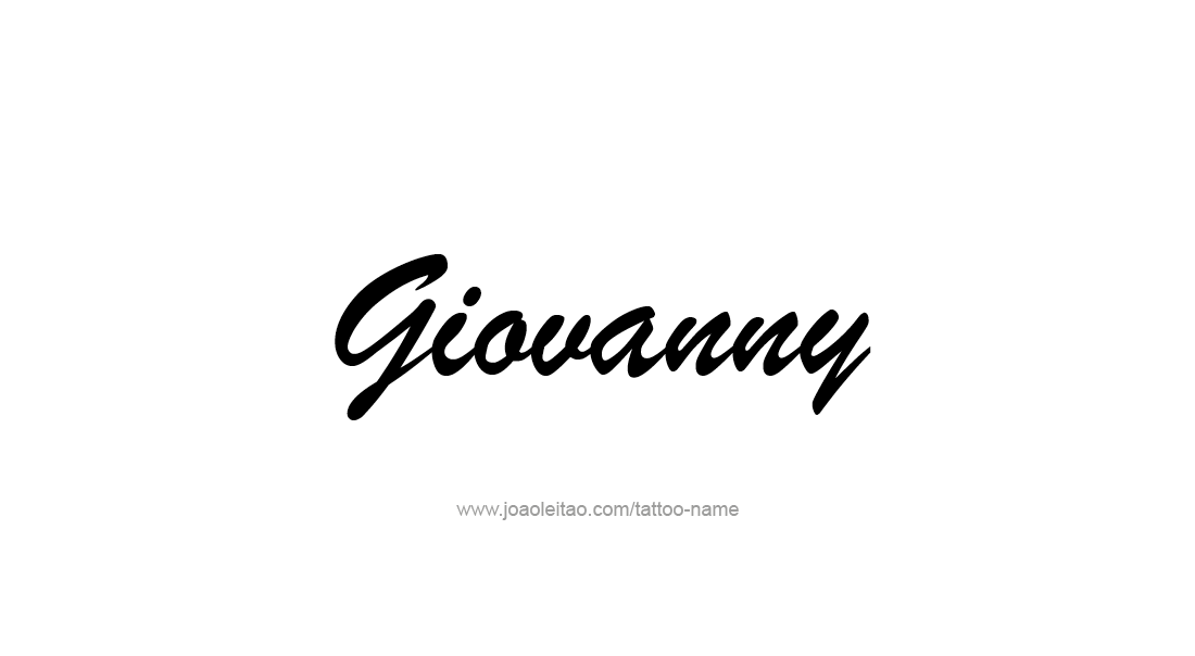 Tattoo Design  Name Giovanny   