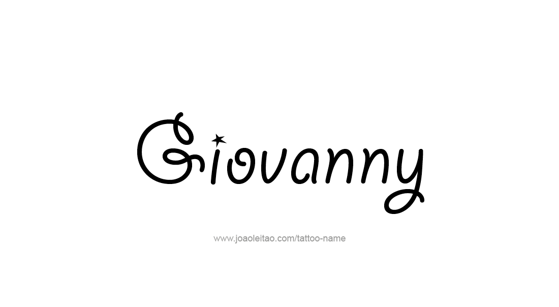 Tattoo Design  Name Giovanny   