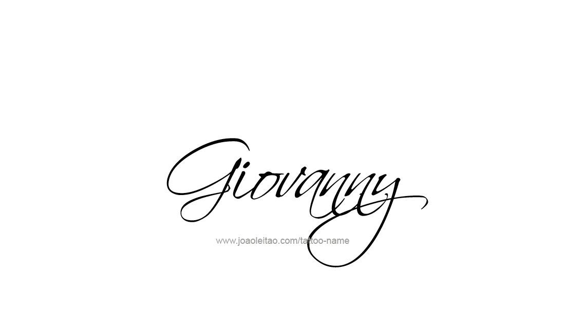 Tattoo Design  Name Giovanny   