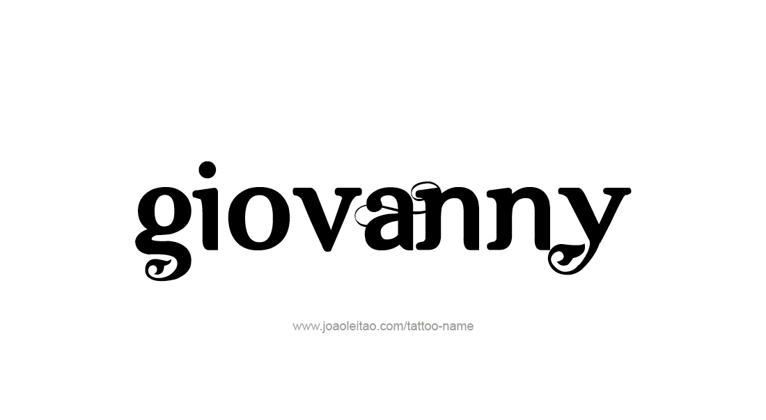 Tattoo Design  Name Giovanny   