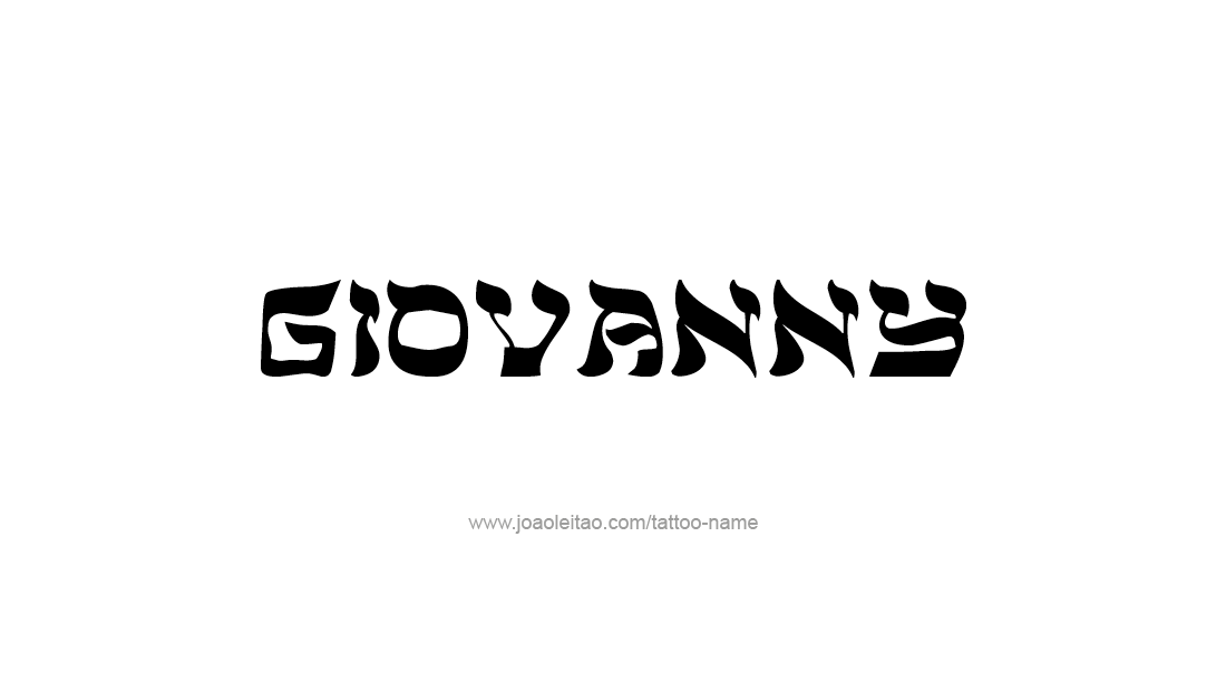 Tattoo Design  Name Giovanny   