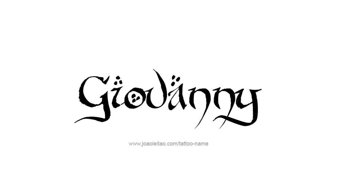 Tattoo Design  Name Giovanny   