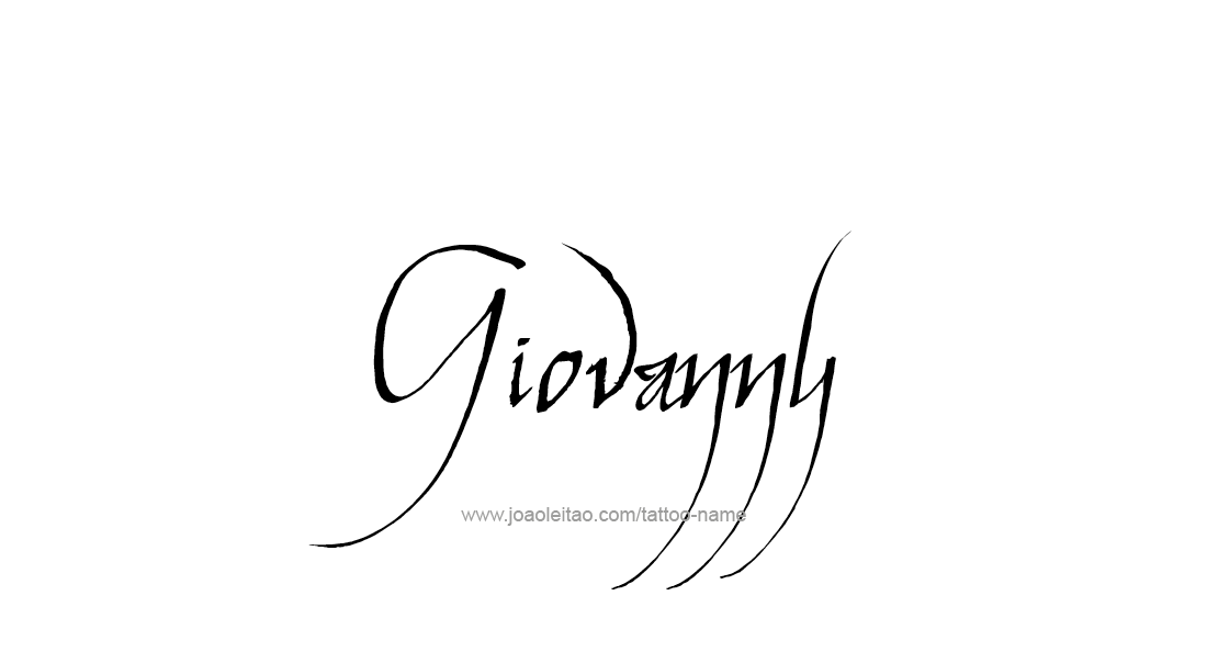 Tattoo Design  Name Giovanny   